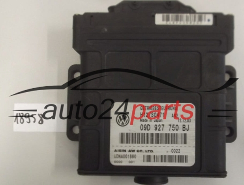 STEROWNIK SKRZYNI AUTOMATYCZNEJ PORSCHE CAYENNE 4.5 S V8 09D 927 750 BJ, 09D927750BJ, UDNA001660