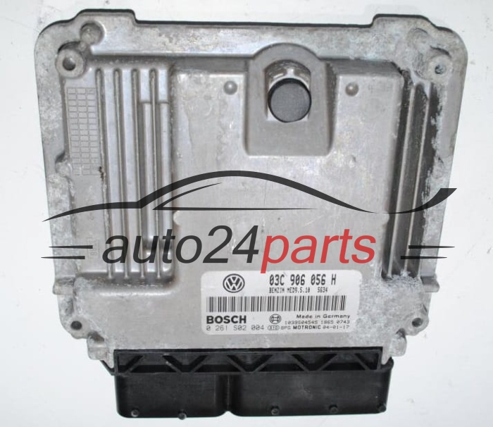 ECU CENTRALITA DE MOTOR VW VOLKSWAGEN GOLF 1.4 FSI 03C 906 056 H, 03C906056H, BOSCH 0 261 S02 004, 0261S02004