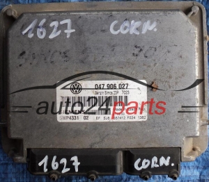 ECU CENTRALITA DE MOTOR VW VOLKSWAGEN LUPO 1.0 047906027, 047 906 027, SIEMENS 5WP4331 02, BENZIN SIMOS 23P 7023 