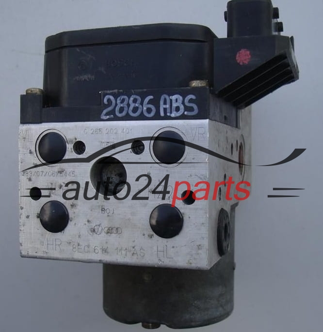 BOMBA HIDRAULICA Y CENTRALITA ABS AUDI 8E0 614 111 AS, 8E0614111AS, 0 265 202 401, 0265202401