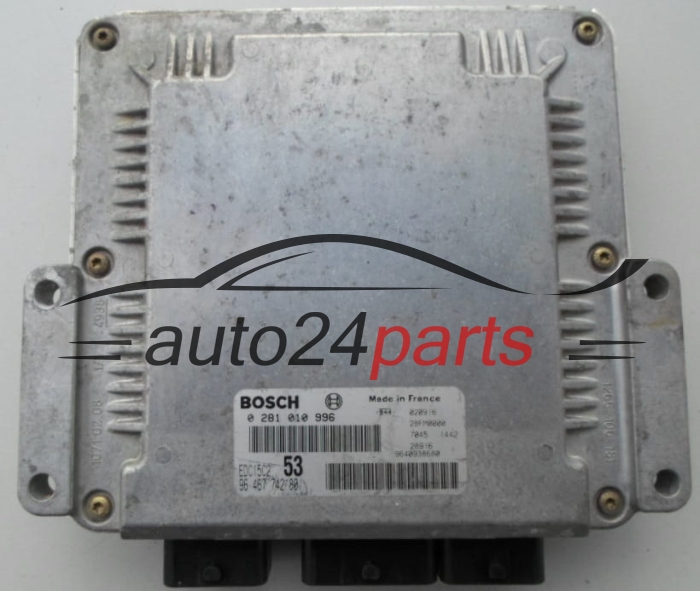MOTORSTEUERGERÄT ECU STEUERGERÄT  CITROEN 2.0 HDI BOSCH 0 281 010 996, 96 467 742 80