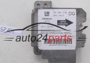 STEROWNIK MODUL PODUSZEK POWIETRZNYCH OPEL ASTRA G ZAFIRA A GM 90 582 536 DG