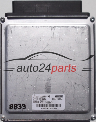 MOTORSTEUERGERÄT ECU STEUERGERÄT  FORD 1.8 TDCI DELPHI 12220530 DWDU, 2T1A-12A650-DE