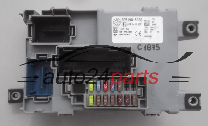 CENTRALKA MODUL STEROWNIK KOMFORTU BSI FIAT 500 DELPHI 00519818330
