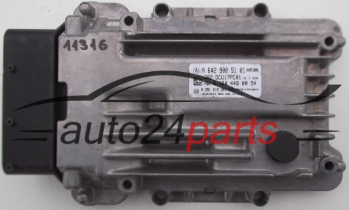 KOMPUTER STEROWNIK SILNIKA MERCEDES BOSCH 0 281 019 309, 0281019309, A 642 900 51 01, A6429005101, HW A 164 446 0054, A1644460054 - 