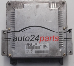 MOTORSTEUERGERÄT ECU STEUERGERAT PEUGEOT 206 2.0 HDI BOSCH 0 281 001 866, 0281001866, 96 351 579 80, 9635157980, EDC15C2 02