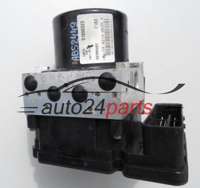 BOMBA HIDRAULICA Y CENTRALITA ABS ALFA ROMEO FIAT LANCIA 51896323, 10.0212-0593.4, 10021205934, 10.0961-2806.3, 10096128063