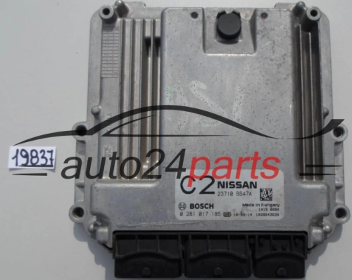 KOMPUTER STEROWNIK SILNIKA NISSAN QASHQAI 2.0 DCI BOSCH 0 281 017 185, 0281017185, 23710 BB47A, 23710BB47A