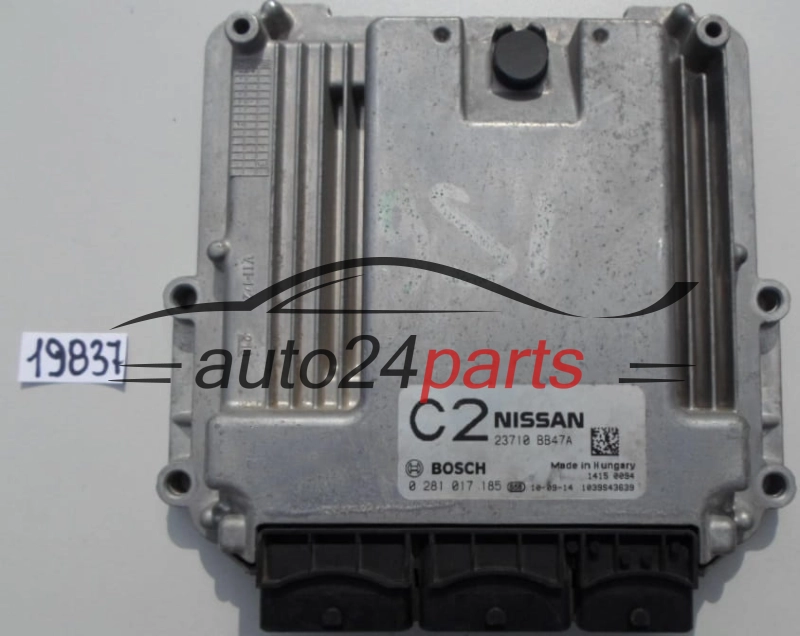 KOMPUTER STEROWNIK SILNIKA NISSAN QASHQAI 2.0 DCI BOSCH 0 281 017 185, 0281017185, 23710 BB47A, 23710BB47A