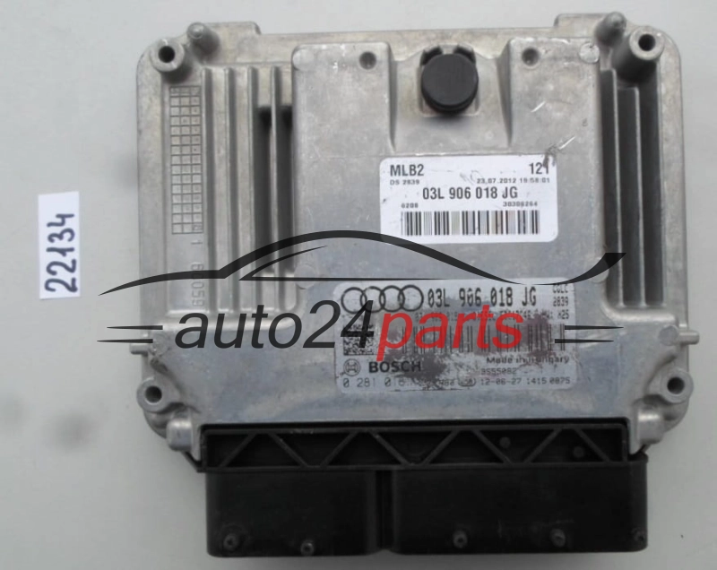KOMPUTER STEROWNIK SILNIKA AUDI A4 A5 2.0 TDI BOSCH 0 281 018 128, 0281018128, 03L 906 018 JG, 03L906018JG, EDC17C46 