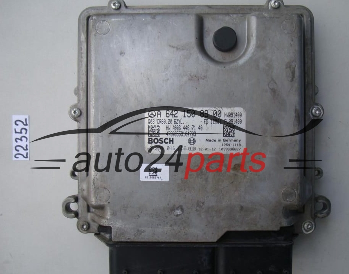 MOTORSTEUERGERÄT ECU STEUERGERAT MERCEDES CLS 350 3.0 CDI BOSCH 0 281 016 656, 0281016656, A 642 150 89 00, A6421508900, CR60.20