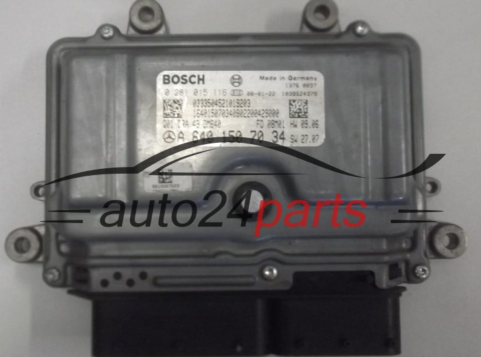 ECU CENTRALITA DE MOTOR  MERCEDES A 160 CDI BOSCH 0 281 015 116, A 640 150 70 34