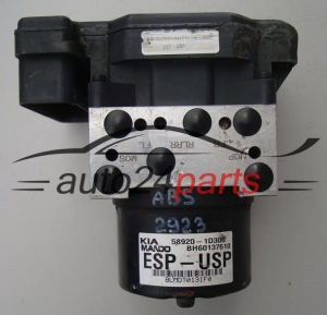 POMPE HYDRAULIQUE ET CALCULATEUR d'ABS KIA CARENS 58920-1D300, 589201D300, BH60137610, 5WY7624A