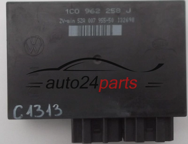 CENTRALKA MODUL STEROWNIK KOMFORTU 1C0962258J, 1C0 962 258 J, HELLA 5ZA007955-50, 5ZA 007 955-50 SEAT SKODA VW