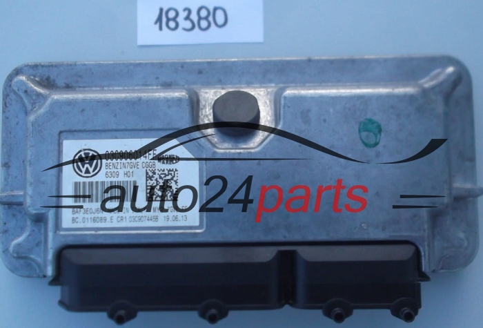 KOMPUTER STEROWNIK SILNIKA VW VOLKSWAGEN POLO 1.4 03C 906 014 FF, 03C906014FF, MY2 7GVE.F, MY27GVEF