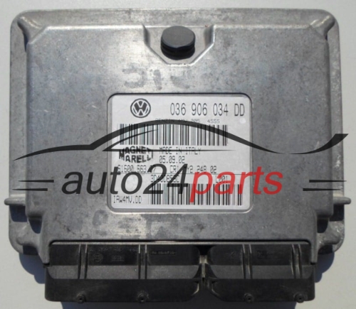 MOTORSTEUERGERÄT ECU STEUERGERÄT  VOLKSWAGEN POLO SEAT IBIZA LEON 1.4 16V MAGNETI MARELLI IAW 4MV.DD, 036 906 034 DD,  61600.663.07