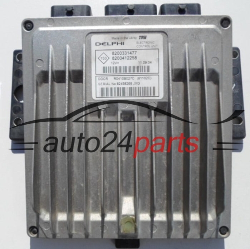 CALCULATEUR MOTEUR RENAULT CLIO 1.5 DCI Delphi R0410B027C, 8200331477, 8200412258