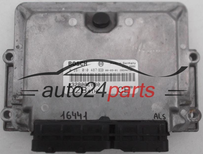 MOTORSTEUERGERÄT ECU STEUERGERÄT FIAT DUCATO 2.8 JTD BOSCH 0281 010 487, 0281010487, 1328001080