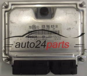 ECU CENTRALITA DE MOTOR VOLKSWAGEN PASSAT 1.9 TDI AVB BOSCH 0 281 010 943, 0281010943, 038 906 019 GK,  038906019GK, EDC15P+ 