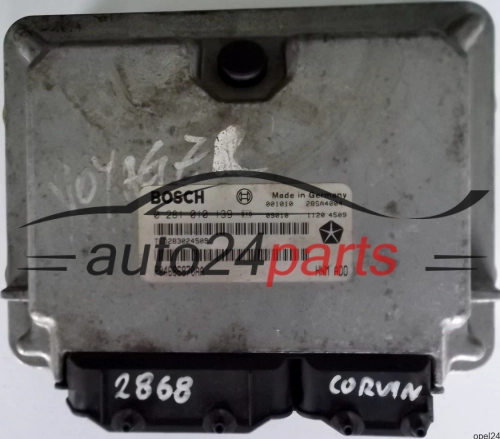 MOTORSTEUERGERÄT ECU STEUERGERÄT CHRYSLER VOYAGER 2.5 TD BOSCH 0281010139, 0 281 010 139, TED283024509 P04686870AA