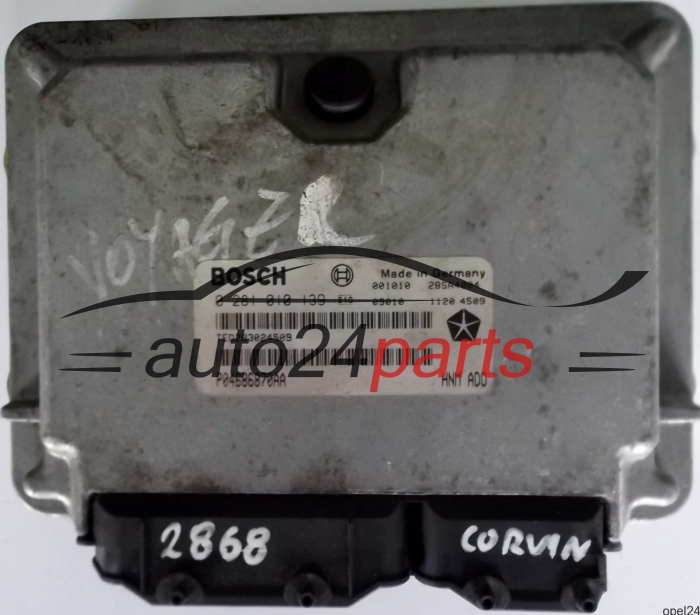 MOTORSTEUERGERÄT ECU STEUERGERÄT CHRYSLER VOYAGER 2.5 TD BOSCH 0281010139, 0 281 010 139, TED283024509 P04686870AA