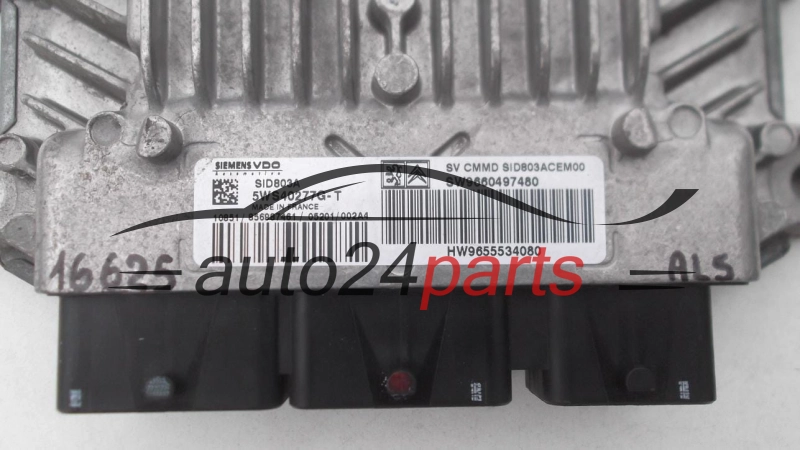 ECU CENTRALITA DE MOTOR CITROEN C4 2.0 HDI SIEMENS 5WS40277G-T