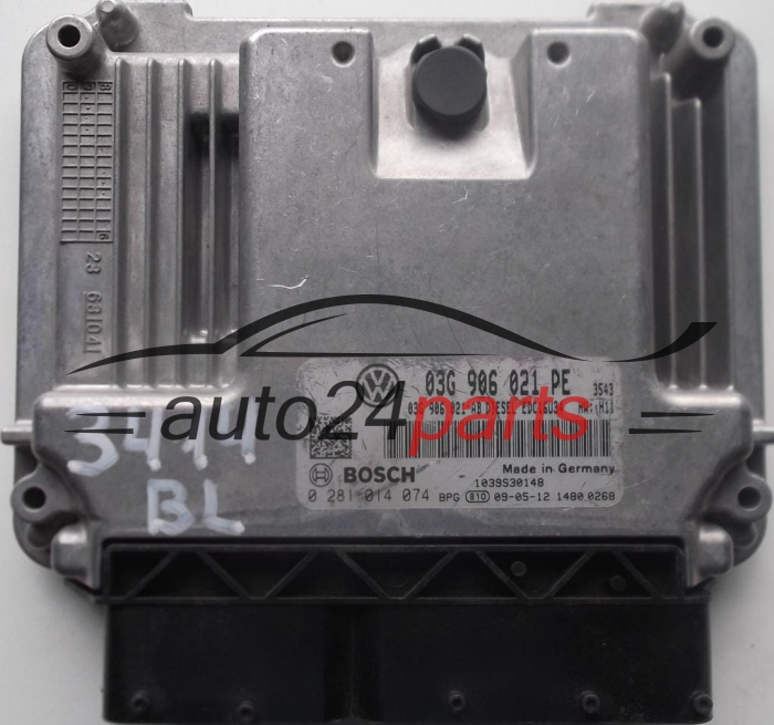 calculateur moteur pour vw volkswagen caddy 1.9 tdi
