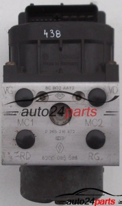 ABS RENAULT CLIO BOSCH 0 265 216 872, 0265216872, 8200 085 584, 8200085584, 0 273 004 621, 0273004621 
