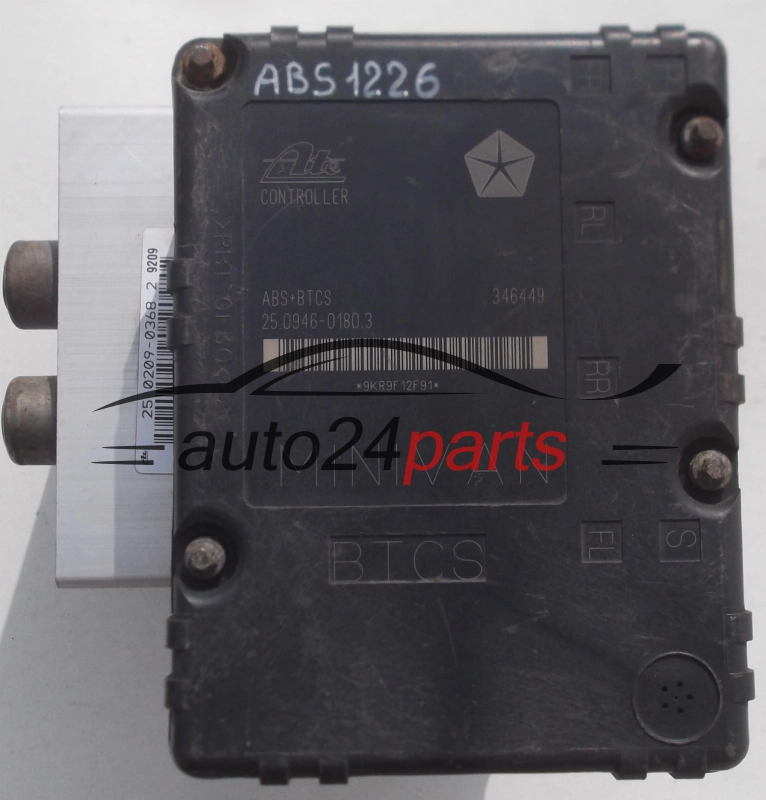ABS POMPA I STEROWNIK CHRYSLER VOYAGER MINIVAN ATE 10.0511-8186.1, 10051181861, P04721428AC, ATE 25.0204-0453.4, 25020404534, 25.0204-0454.3, 25020404543, 25.0946-0180.3, 25094601803