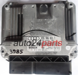 KOMPUTER STEROWNIK SILNIKA AUDI A3 2.0 TDI 03G 906 021 T, 03G906021T, BOSCH 0 281 012 234, 0281012234 - 