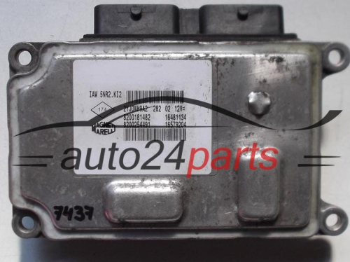 CALCULATEUR MOTEUR RENAULT CLIO 1.2 Magneti Marelli IAW 5NR2.KI2, IAW5NR2KI2, 8200181482, 16481134, 8200254491, 16579204 