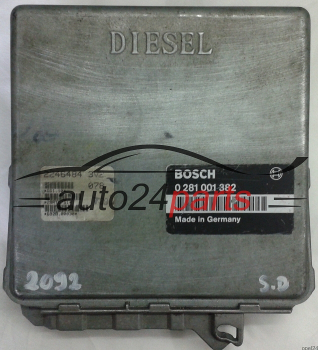 ECU CENTRALITA DE MOTOR BMW E36 325 2.5 TDS BOSCH 0281001382, 0 281 001 382, 2246484, 28RTD751 