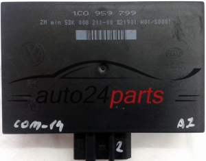 KOMFORTSTEUERGERÄT  VW SEAT SKODA 1C0959799, 1C0 959 799, HELLA 5DK008211-00, 5DK 008 211-00 