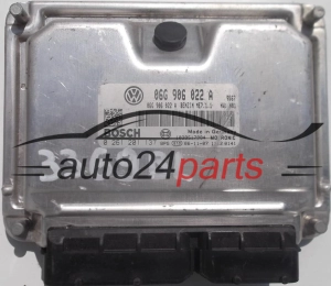 MOTORSTEUERGERÄT ECU STEUERGERÄT VW VOLKSWAGEN CADDY TOURAN 2.0 06G906022A, 06G 906 022 A, BOSCH 0 261 201 137, 0261201137