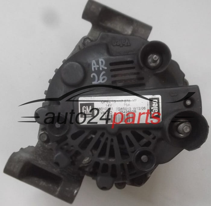 Alternateur  OPEL 1.3 CDTI Z13DTH VALEO 2542850B, GM 13 117 278 YP