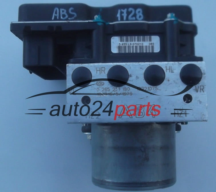 BOMBA HIDRAULICA Y CENTRALITA ABS OPEL CORSA D BOSCH 0 265 251 190,  13321075, 0 265 951 440