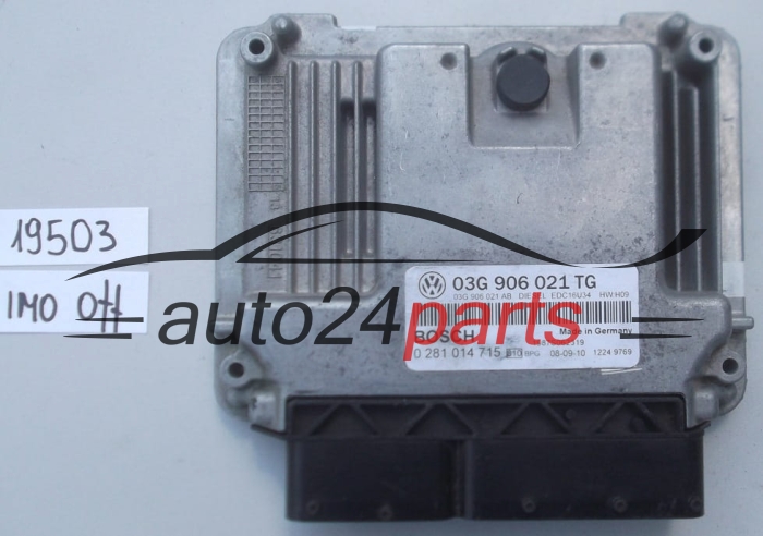KOMPUTER STEROWNIK SILNIKA SKODA OCTAVIA BOSCH 0 281 014 715, 03G 906 021 TG