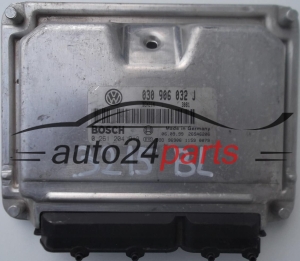 MOTORSTEUERGERÄT ECU STEUERGERÄT VW VOLKSWAGEN POLO 1.4 030906032J, 030 906 032 J, BOSCH 0261204913, 0 261 204 913, BENZIN 3081 28SA6206