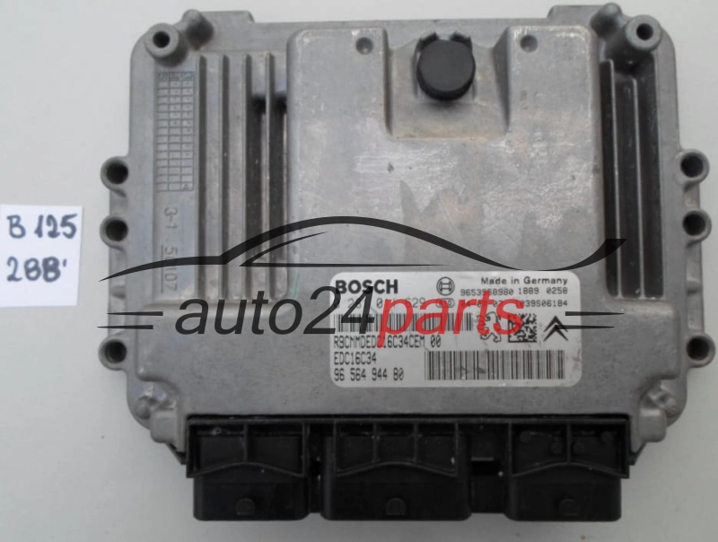 KOMPUTER STEROWNIK SILNIKA CITROEN PEUGEOT 1.6 HDI BOSCH 0 281 011 629