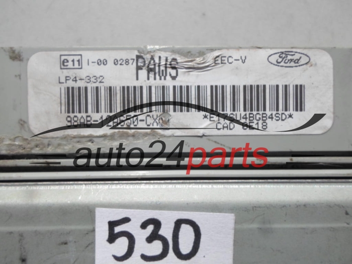  FORD FOCUS 1.6 VISTEON 98AB-12A650-CXC, 98AB12A650CXC, PAIL, LP4-332