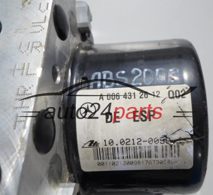 POMPE HYDRAULIQUE ET CALCULATEUR d'ABS MERCEDES C-CLASS A0064312612, ATE  10021200984,  A2045454732,  10092615703