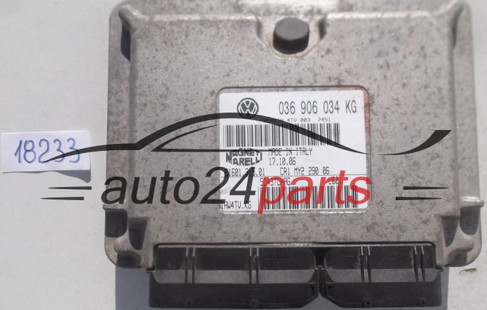 KOMPUTER STEROWNIK SILNIKA VW VOLKSWAGEN POLO 1.4 MAGNETI MARELLI IAW4TV.KG, IAW4TVKG, 036 906 034 KG, 036906034KG