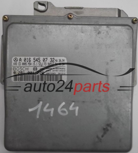 KOMPUTER STEROWNIK SILNIKA MERCEDES W202 C-KLASA C 250 A0165450732, A 016 545 07 32, BOSCH 0281001226, 0 281 001 226 - 
