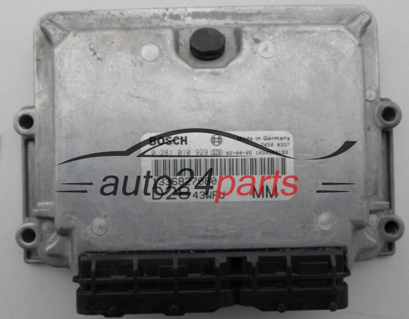 CALCULATEUR MOTEUR FIAT CITROEN PEUGEOT 2.8 JTD BOSCH 0 281 010 929