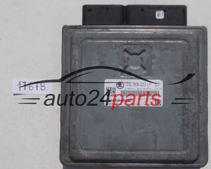 KOMPUTER STEROWNIK SILNIKA SKODA OKTAVIA 1.6 TDI 03L 906 023 LP, 03L906023LP, 5WP42683 AA, 5WP42683AA