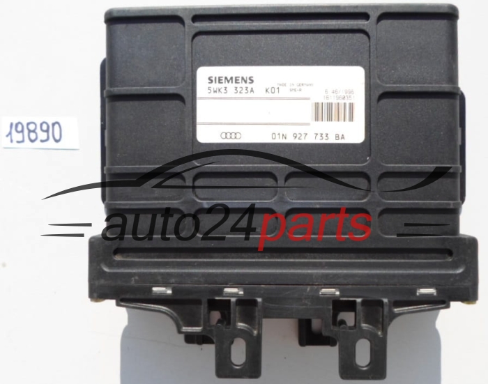 KOMPUTER STEROWNIK SILNIKA AUDI A4 1.6 5WK3 323A K01, 5WK3323AK01, 01N 927 733 BA, 01N927733BA