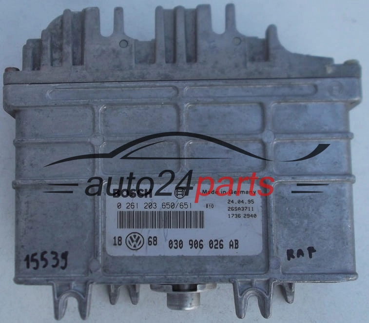 KOMPUTER STEROWNIK SILNIKA VW VOLKSWAGEN GOLF VENTO 1.4 ABD 030906026AB, 030 906 026 AB, 0261203650/651, 0 261 203 650, 0 261 203 651