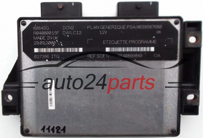 calculateur moteur pour peugeot 206 1.9d 
