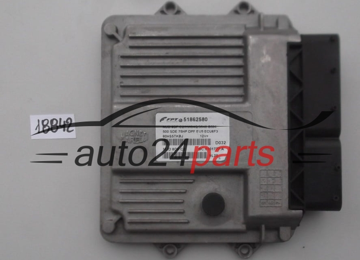 KOMPUTER STEROWNIK SILNIKA FIAT 500 1.3 MJTD 51862580, MJD 8DF.C2 