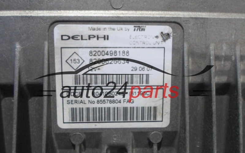 KOMPUTER STEROWNIK SILNIKA RENAULT 1.5 DCI Delphi R0410B024E